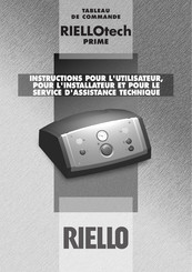 Riello RIELLOtech PRIME Instructions Pour L'utilisateur