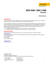 Fluke GBK-50M Instructions
