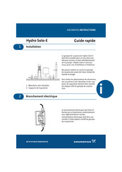 Grundfos Hydro Solo-E Guide Rapide