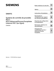 Siemens SIMATIC PCS 7 Mode D'emploi