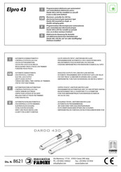 Meccanica Fadini ELPRO 43 Manuel D'instructions