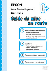 Epson EMP-TS10 Guide De Mise En Route