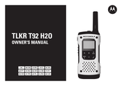 Motorola TLKR T92 H2O Mode D'emploi