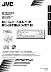 JVC KD-S743R Manuel D'instructions