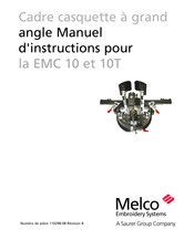 Saurer Melco Embroidery Systems EMC 10T Manuel D'instructions