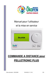 Okofen PELLETRONIC PLUS Mode D'emploi