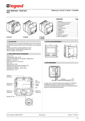 Legrand 0 672 26 Mode D'emploi