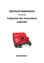 AGRIEURO CFL120 Traduction Des Instructions Originales