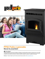 PelPro Pellet Appliances PP60 Manuel Du Propriétaire