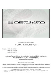 OPTIMEO OCF-IR1-180PW Manuel D'utilisation