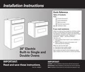 Whirlpool YGBS307PDB8 Instructions D'installation