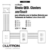 Lutron Sivoia QED seeTouch SQ-2D Mode D'emploi
