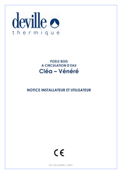 deville thermique Venere Notice Installateur Et Utilisateur
