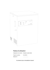 Harnisch+Rieth D-LE 255 S Notice D'utilisation