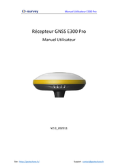 e-survey E300 Pro Manuel Utilisateur