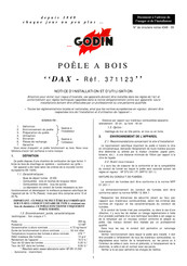 Godin DAX Notice D'installation Et D'utilisation