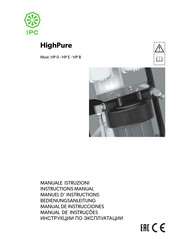IPC Highpure HP E Manuel D'instructions
