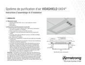 Armstrong VIDASHIELD UV24 Instructions D'assemblage Et D'installation