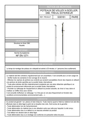 Sodex Sport S30161 Notice De Montage