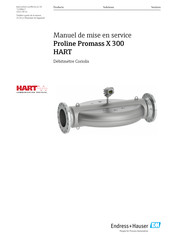 Endress+Hauser Proline Promass X 300 Manuel De Mise En Service