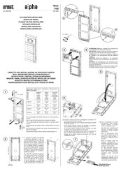 Urmet alpha 1168 Guide Rapide