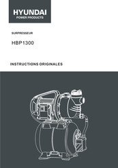 Hyundai power products HBP1300 Instructions Originales