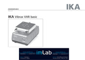 IKA Vibrax VXR basic Mode D'emploi