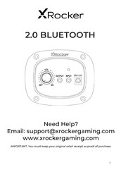 Xrocker 2.0 Bluetooth Mode D'emploi