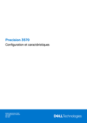 Dell Precision 3570 Configuration Et Caractéristiques