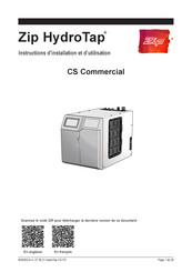 Zip HydroTap CS175 Instructions D'installation Et D'utilisation