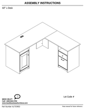 BUSH FURNITURE WC31765 Mode D'emploi