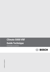 Bosch Climate 5000 VRF Guide Technique