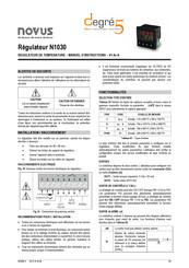 Novus N1030 Manuel D'instructions