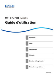 Epson WF-C5890 Serie Guide D'utilisation