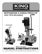 King Industrial MA-1050ST Manuel D'instructions