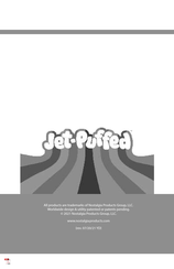 NOSTALGIA PRODUCTS JET-PUFFED JPMCD2 0BL Instructions Et Recettes