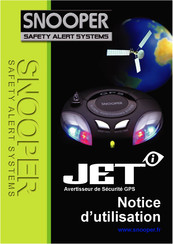 Snooper Jet Notice D'utilisation