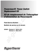 Hypertherm Powermax45 Mode D'emploi