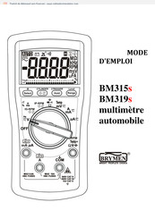 Brymen BM319s Mode D'emploi