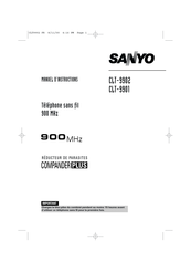 Sanyo COMPANDER PLUS CLT-9902 Manuel D'instructions