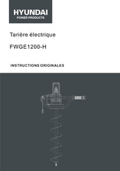 Hyundai power products FWGE1200-H Instructions Originales