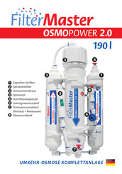 FilterMaster OSMOPOWER 2.0 Mode D'emploi