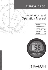 Navman DEPTH 2100 Manuel D'installation Et D'utilisation