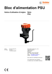 Stübbe PSU Serie Notice D'utilisation D'origine