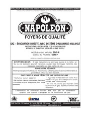 Napoleon GD45-P Instructions D'installation Et D'opération