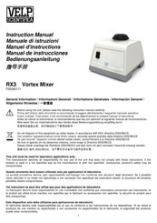 Velp Scientifica RX3 Manuel D'instructions