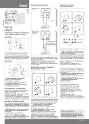 Hager kallysta WK314 Manuel D'installation