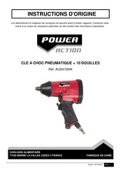 POWER ACTION AUS4100IK Instructions D'origine