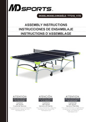 MD SPORTS TTT218117D Instructions D'assemblage