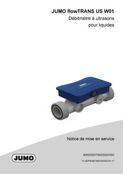 JUMO flowTRANS US W01 Notice De Mise En Service